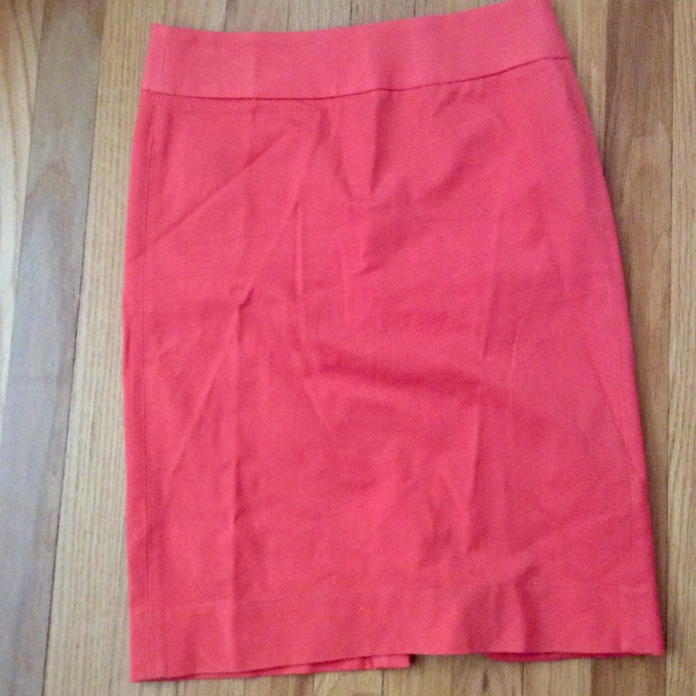 Banana republic Beautiful Coral banana republic Color Pencil Skirt